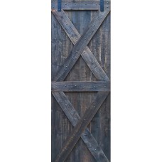 Амбарная дверь COWBOY из старой доски